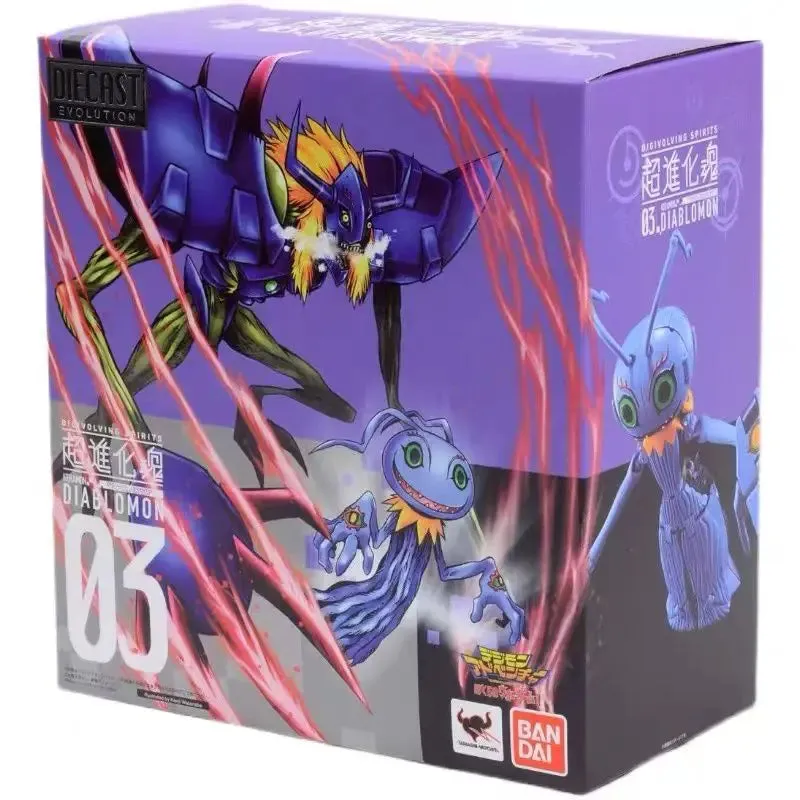 100% Original BANDAI Digivolving Spirits 03 Diaboromon Digimon Adventure In Stock Anime Figures Model Toys