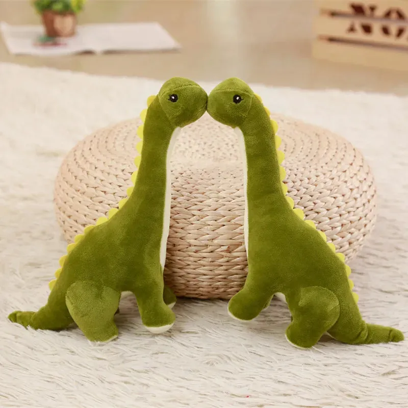 2020 new 35/60cm Cartoon dinosaur Long neck Plush Toy soft animal Stuffed doll High quality Kawaii christmas gift for children