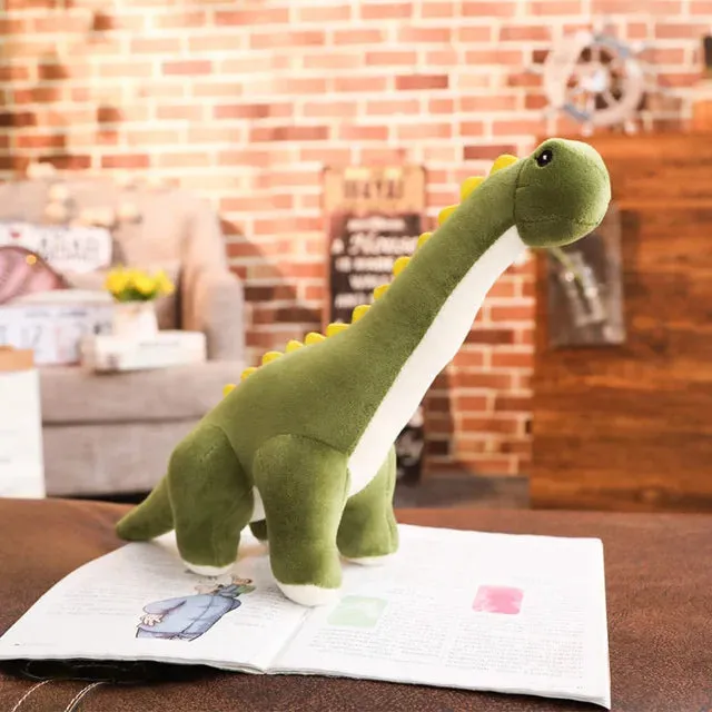 2020 new 35/60cm Cartoon dinosaur Long neck Plush Toy soft animal Stuffed doll High quality Kawaii christmas gift for children