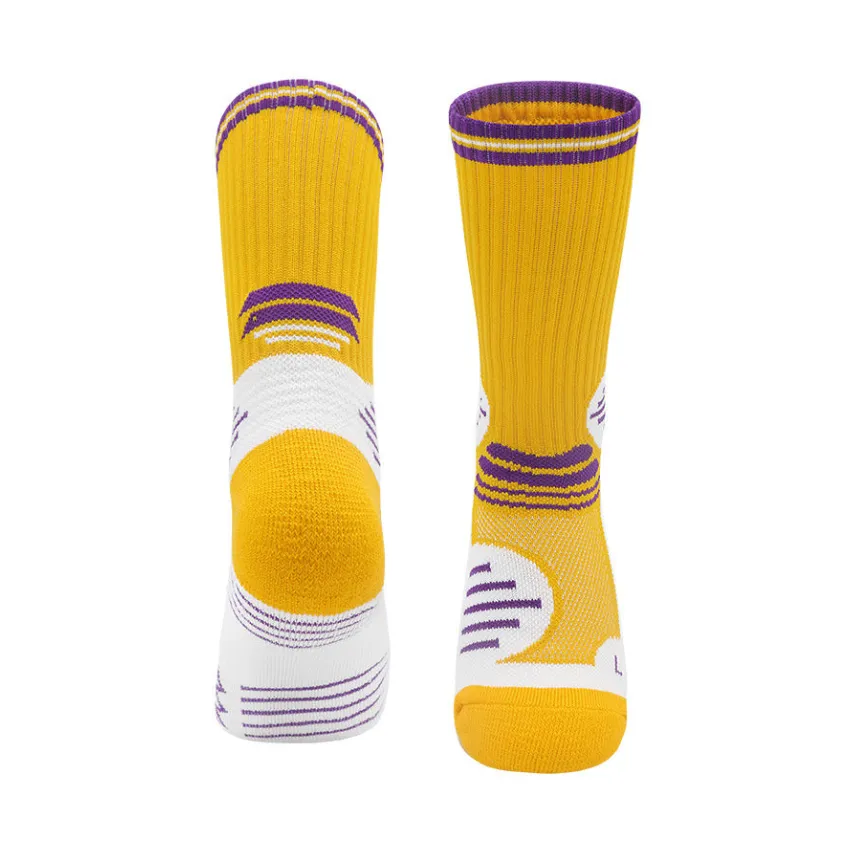 3 Pack Kids Sports Socks Yellow