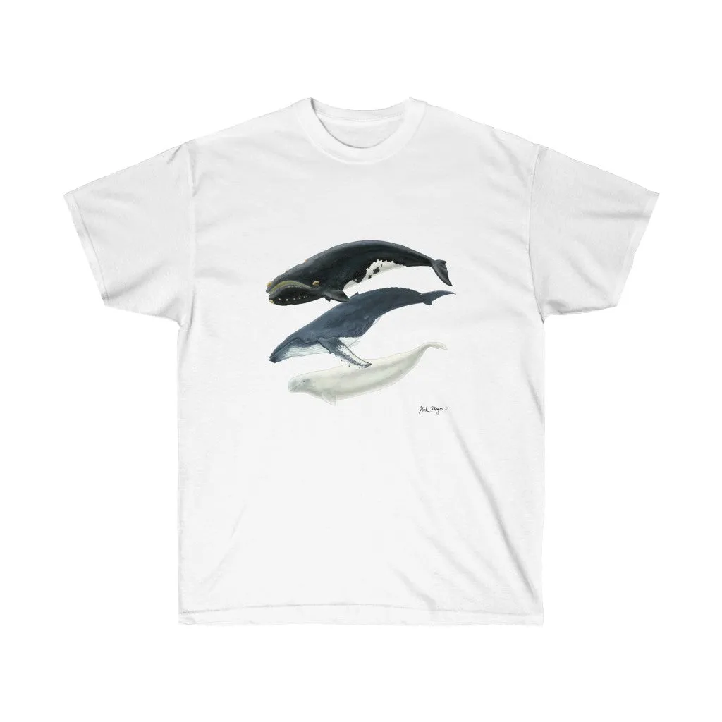 3 Whales Cotton Tee