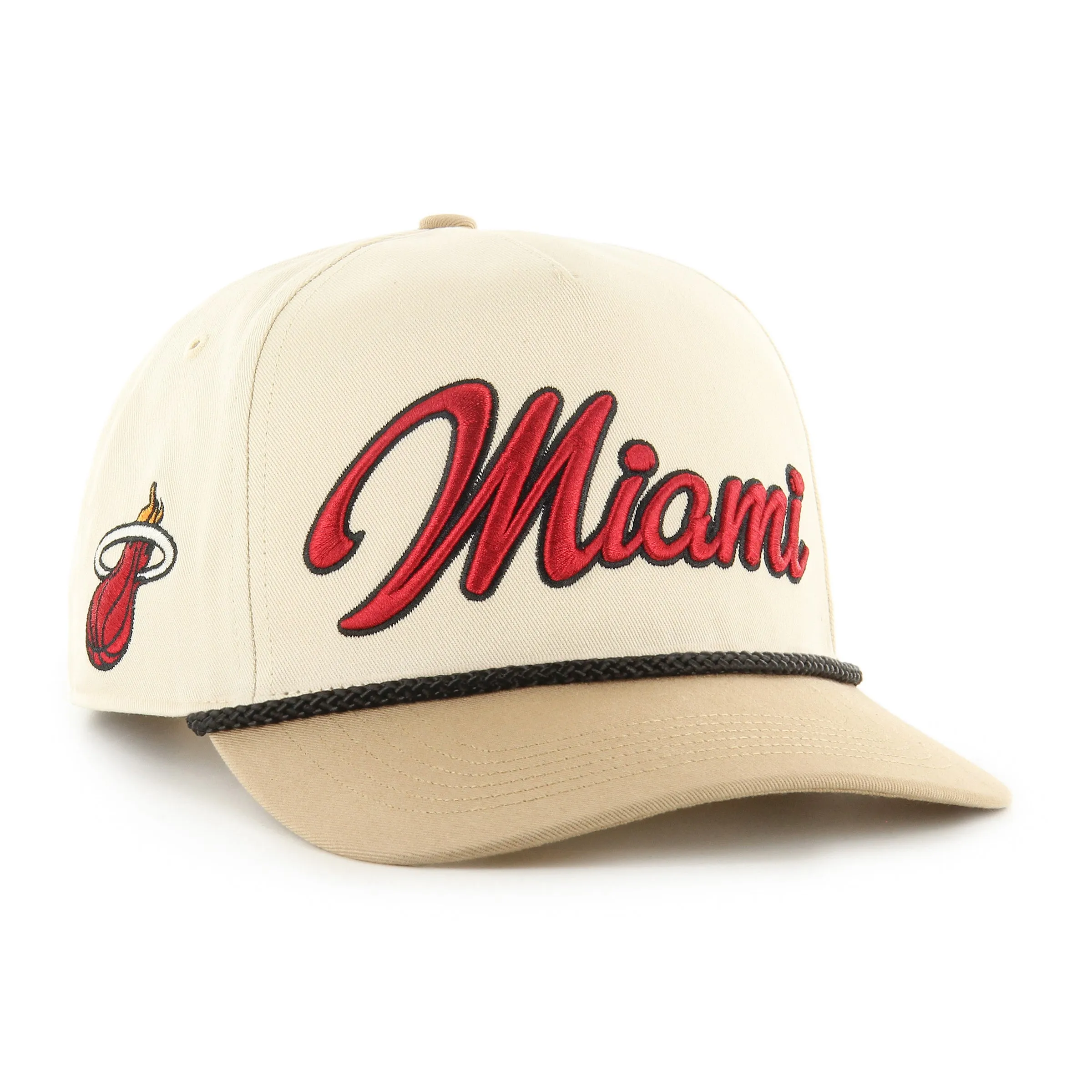 '47 Brand Miami HEAT Overhand Tan Snapback