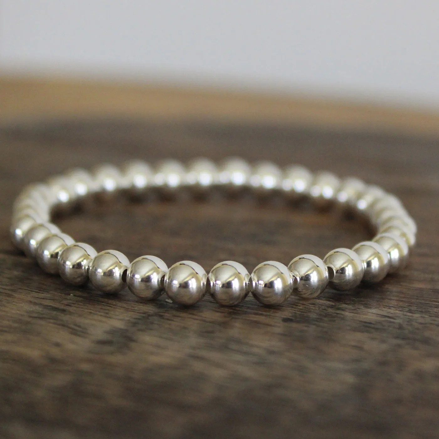 6mm Beaded Bracelet - New Arrival