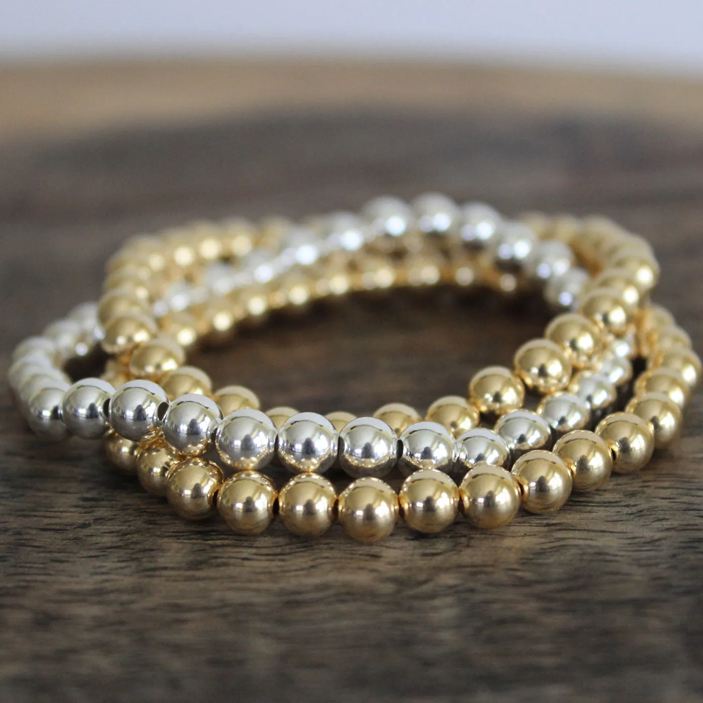 6mm Beaded Bracelet - New Arrival