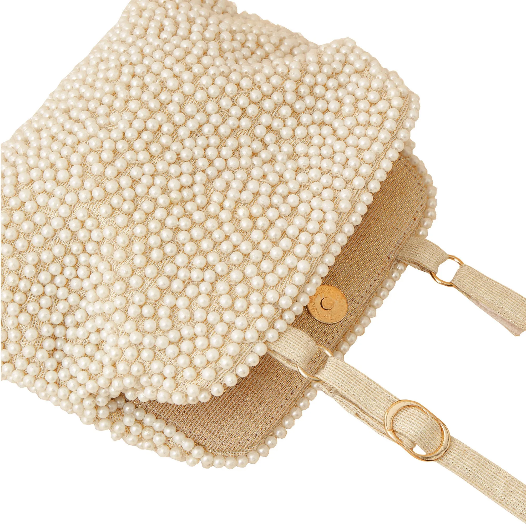 Accessorize London Girl's R Pearl Encrusted Bag