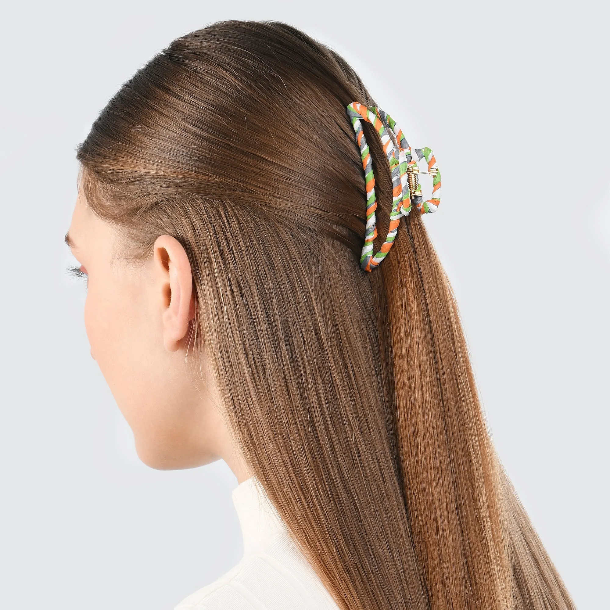 Accessorize London Women's Multi Raffia Hair Clawclip