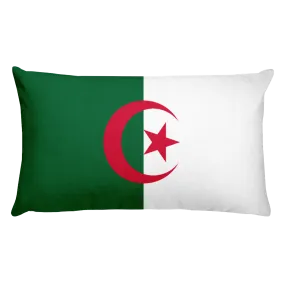 Algeria Flag Allover Print Rectangular Pillow