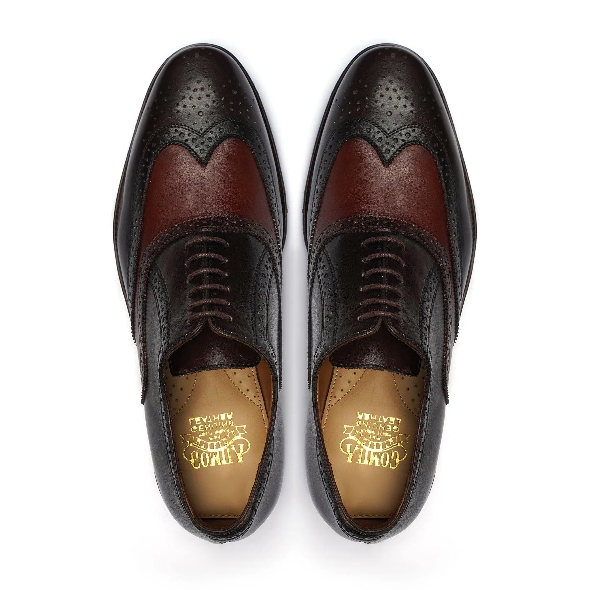 AMBERG - FUSION OF DARK BROWN AND OXBLOOD OXFORD