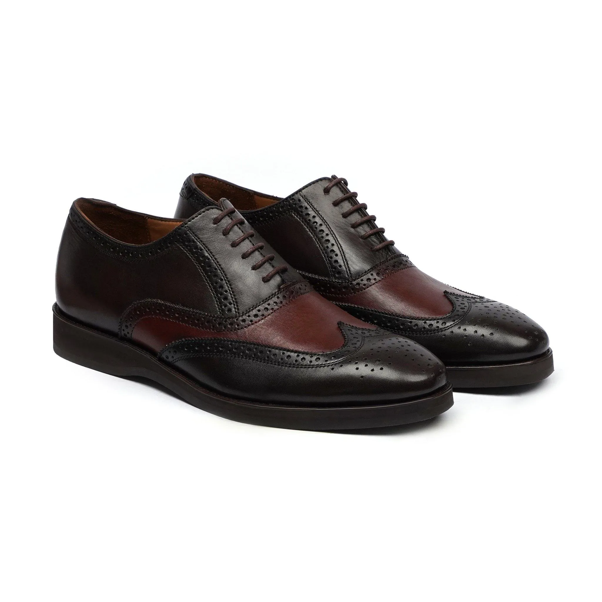 AMBERG - FUSION OF DARK BROWN AND OXBLOOD OXFORD