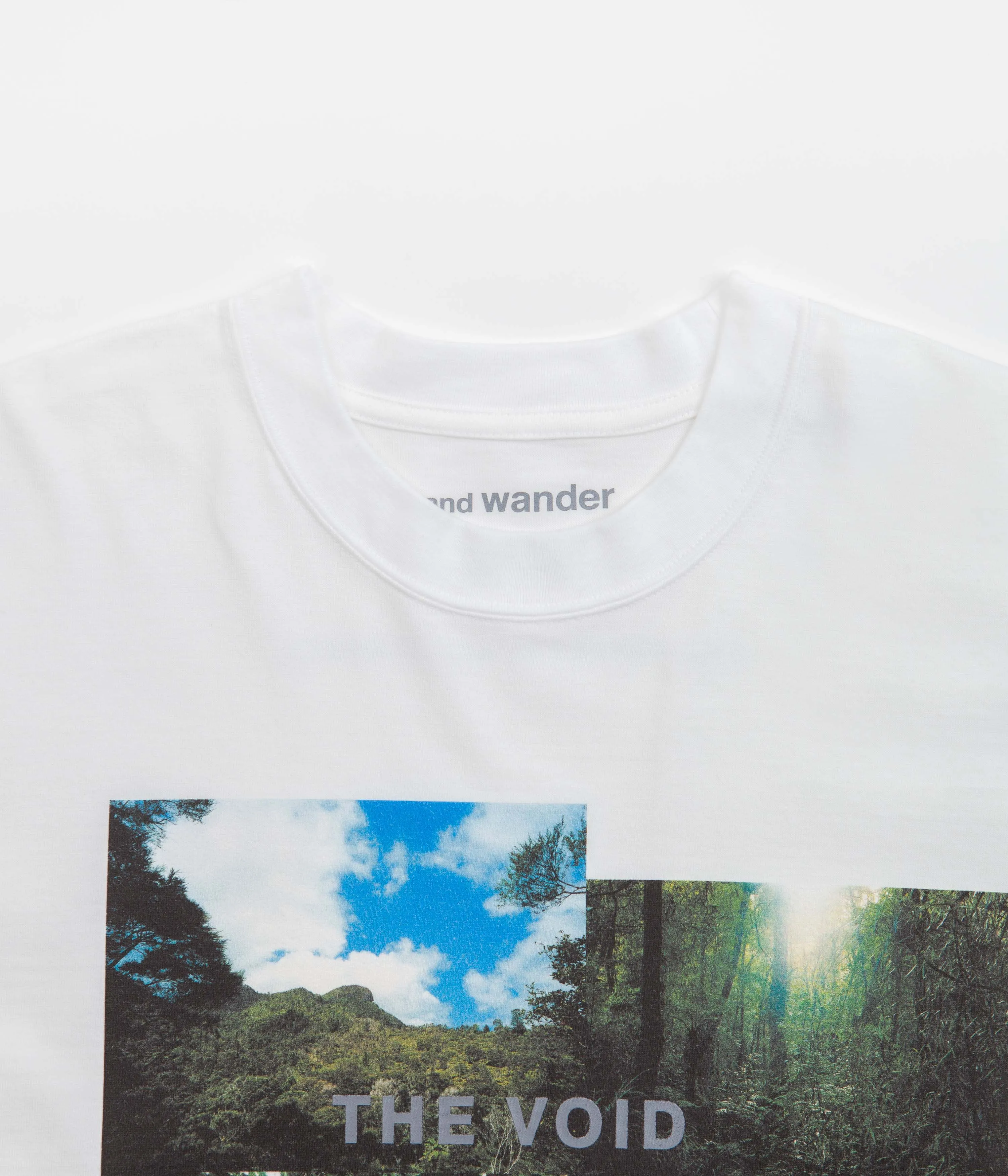 and wander x Naoki Ishikawa The Void T-Shirt - White