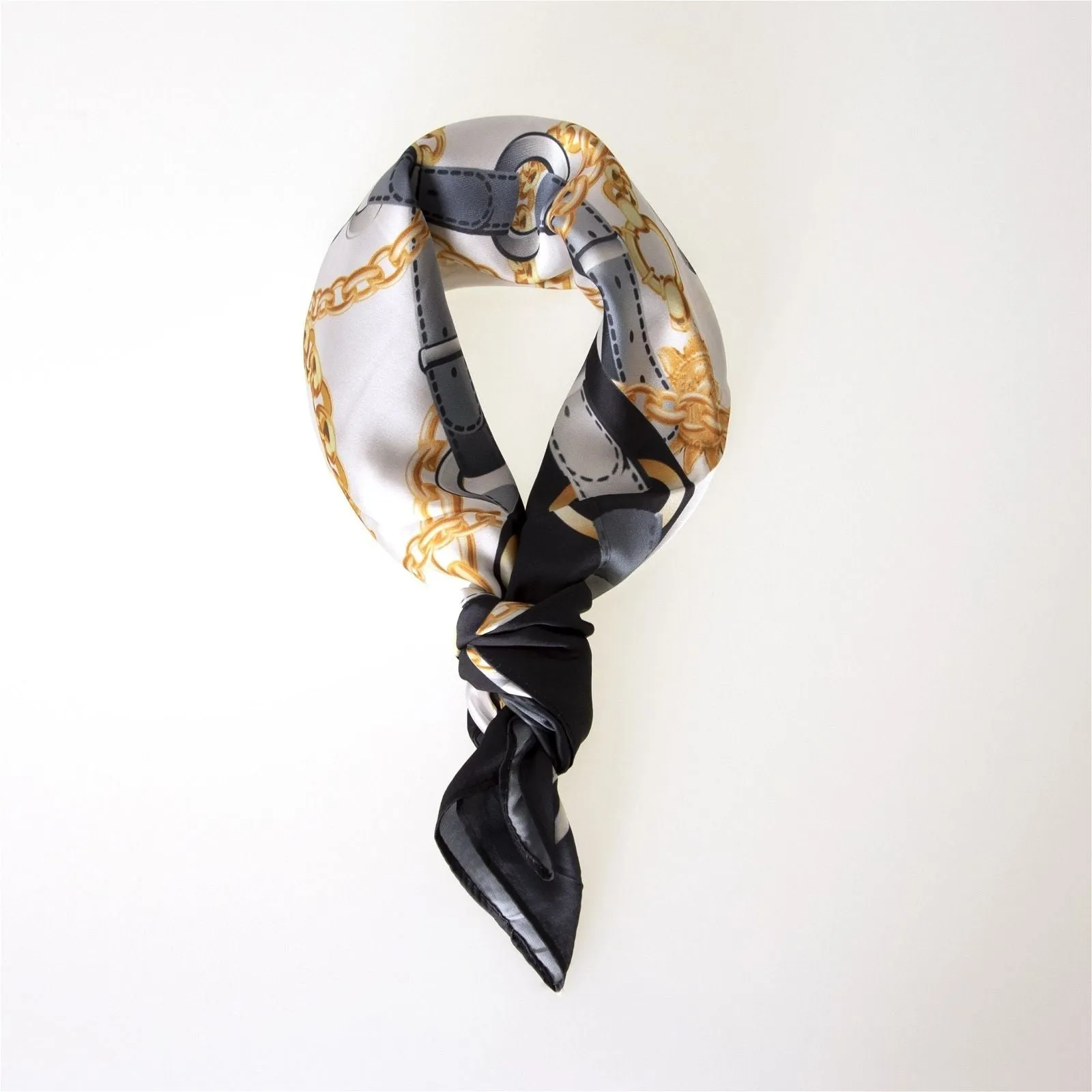 Angels Whisper Gaile Chain Print Bandana Scarf