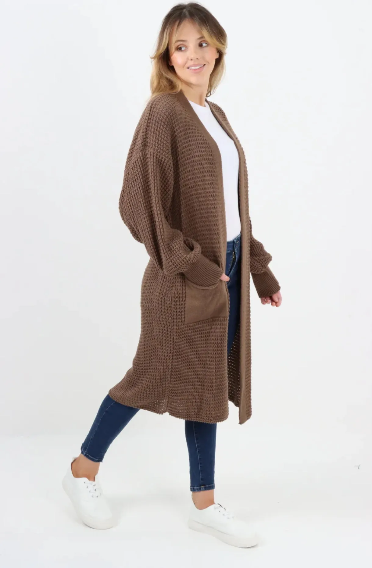 Anne   Kate Oversized Chunky Knitted Cardigan