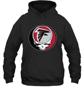 Atlanta Falcons Grateful Dead Steal Your Face NFL Football Adult Hoodie Sweatshirt