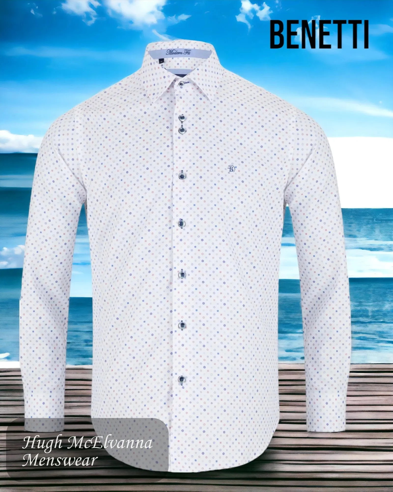 Benetti Amur Rose Long Sleeve Shirt