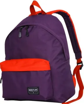 Bestlife Campus  Basic Laptop Backpack for 15,6" | Purple/Orange