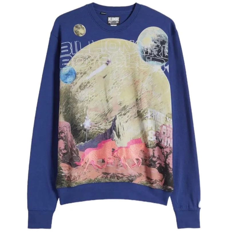 Billionaire Boys Club BB Free Crewneck (Blue Depths) 831-7304