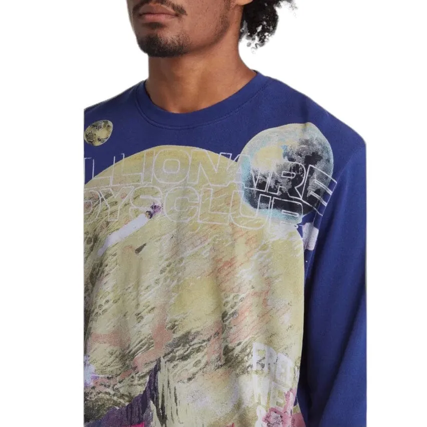 Billionaire Boys Club BB Free Crewneck (Blue Depths) 831-7304