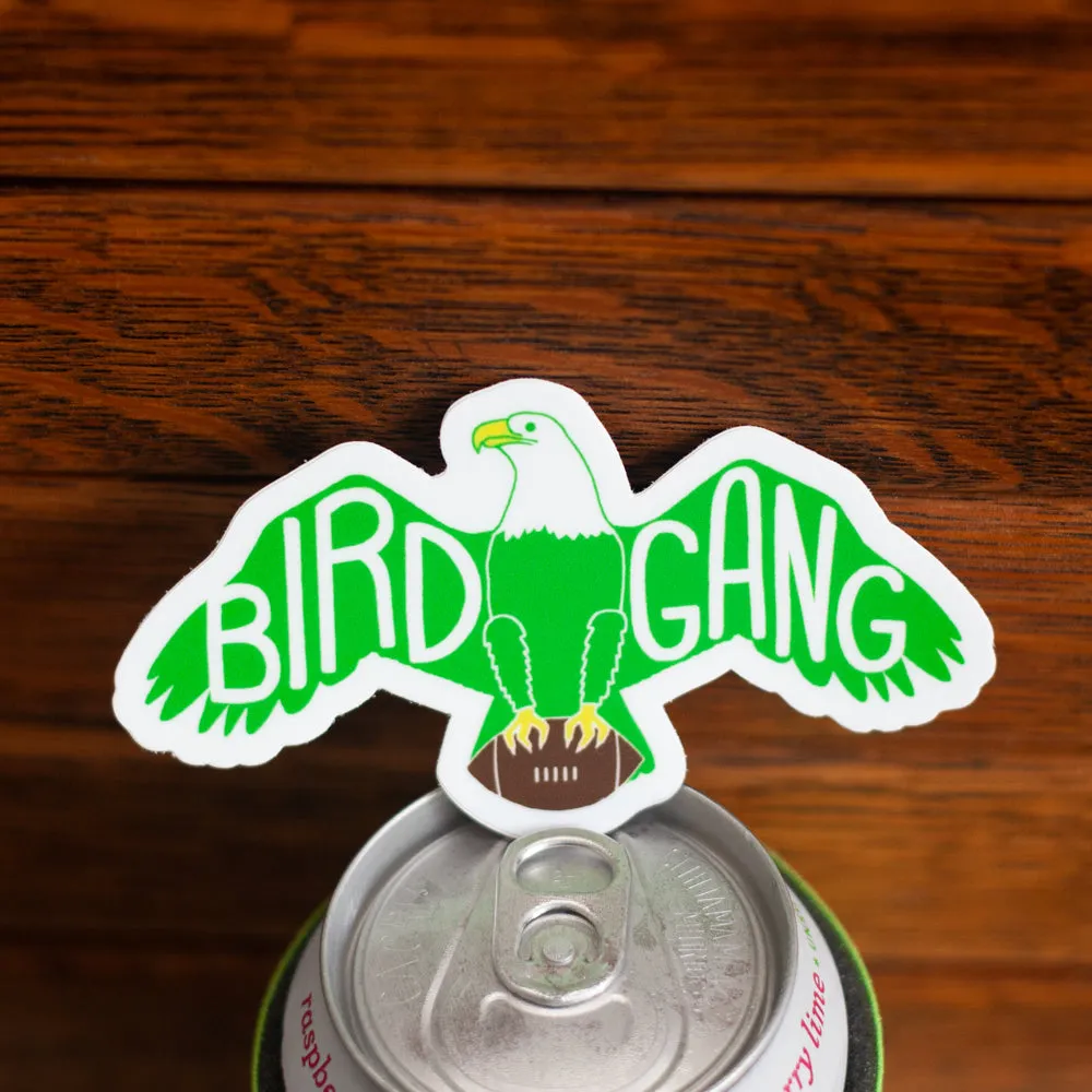 Bird Gang Philadelphia sticker, Philadelphia football sticker, fly eagles fly