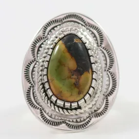 Black Jack Turquoise Ring