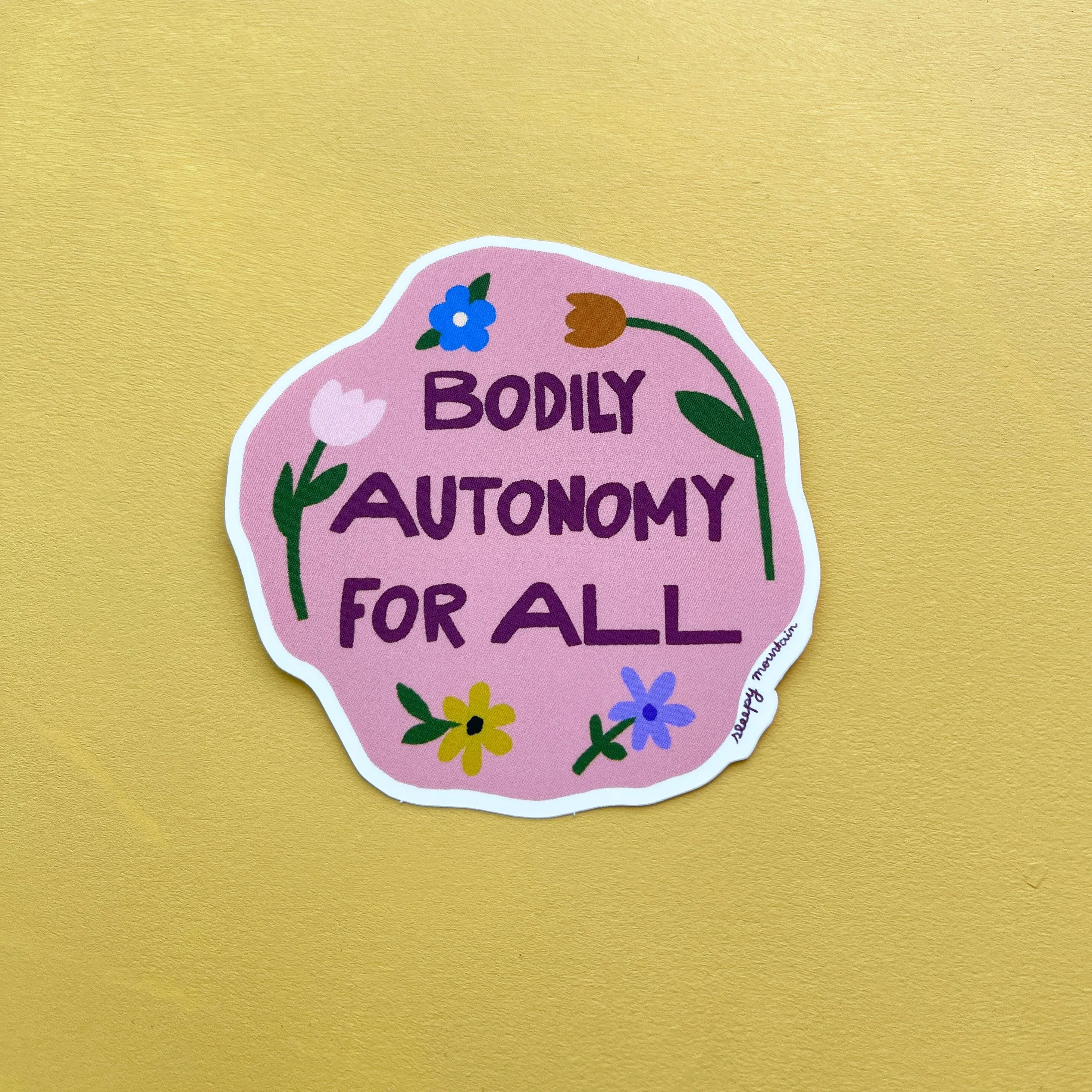 Bodily autonomy for all sticker