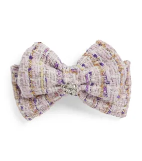 Bouclé Bow Hair Clip