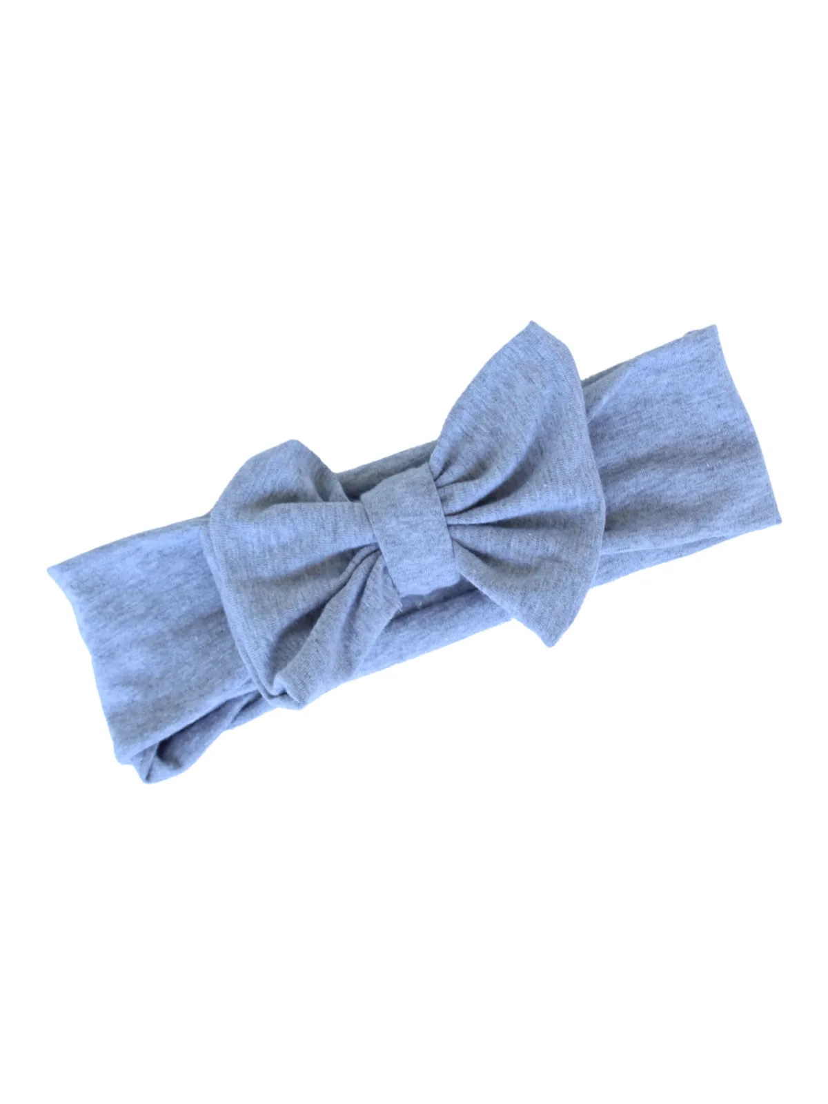 Bow Headband - Heather Gray