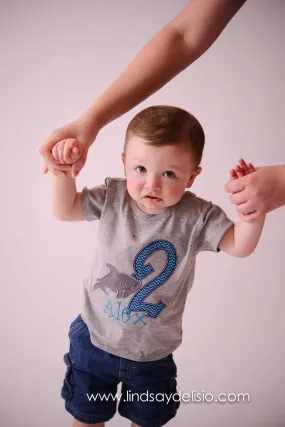 Boys Shark Birthday Shirt or Bodysuit  - Custom Birthday outfit Shark--Under the sea-- Shark Boys Birthday Shirt -- 1st Birthday-- 2nd-- 3rd