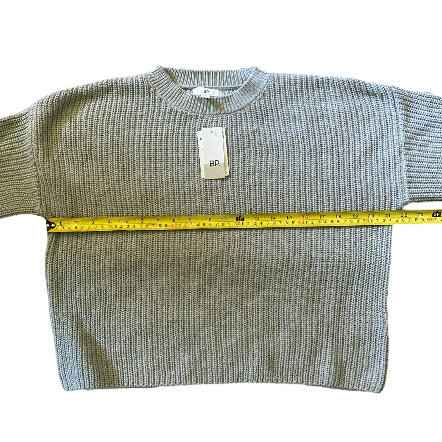 BP Gray Knit Sweater NEW $36 Size Medium