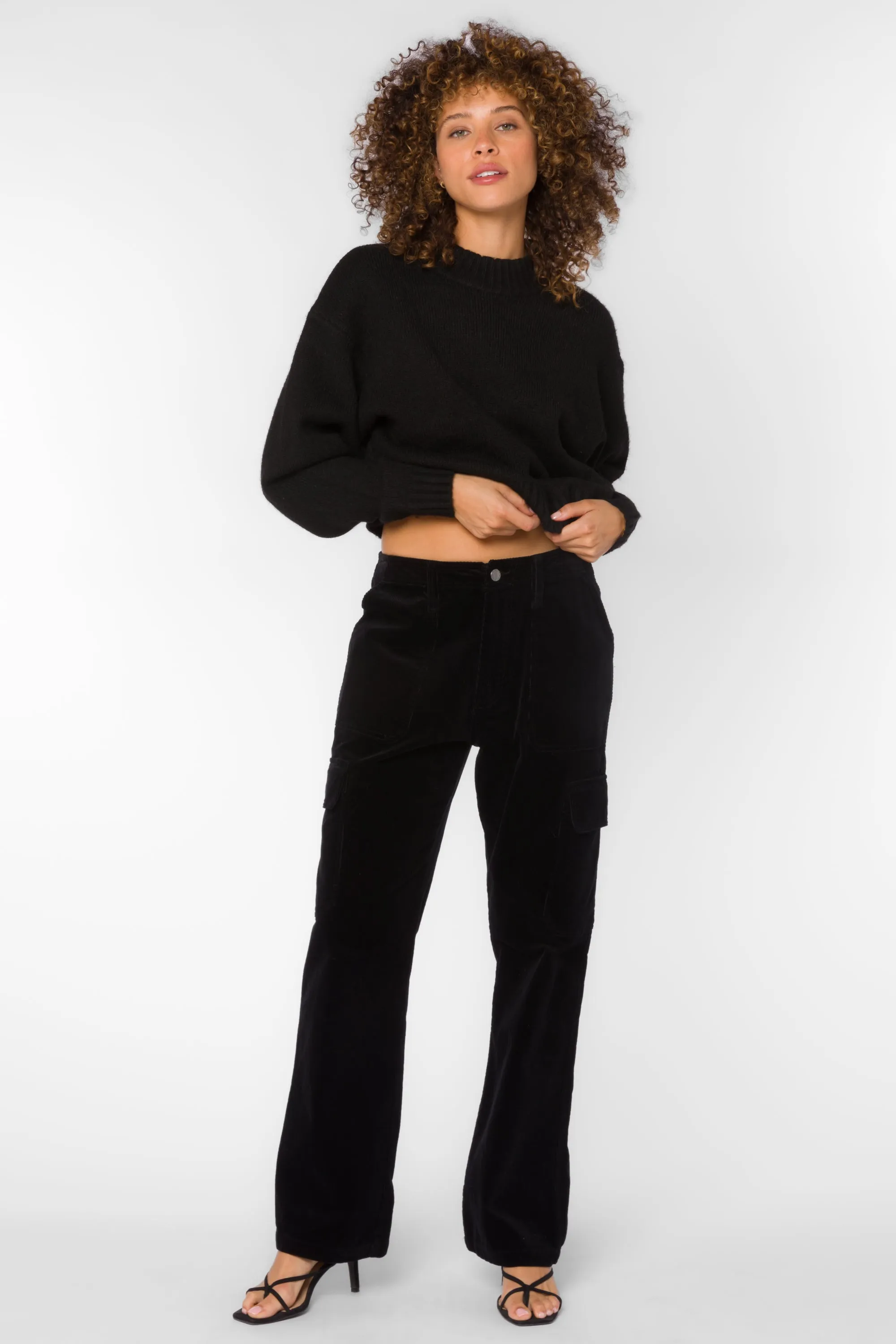 Bradley Black Corduroy Pants