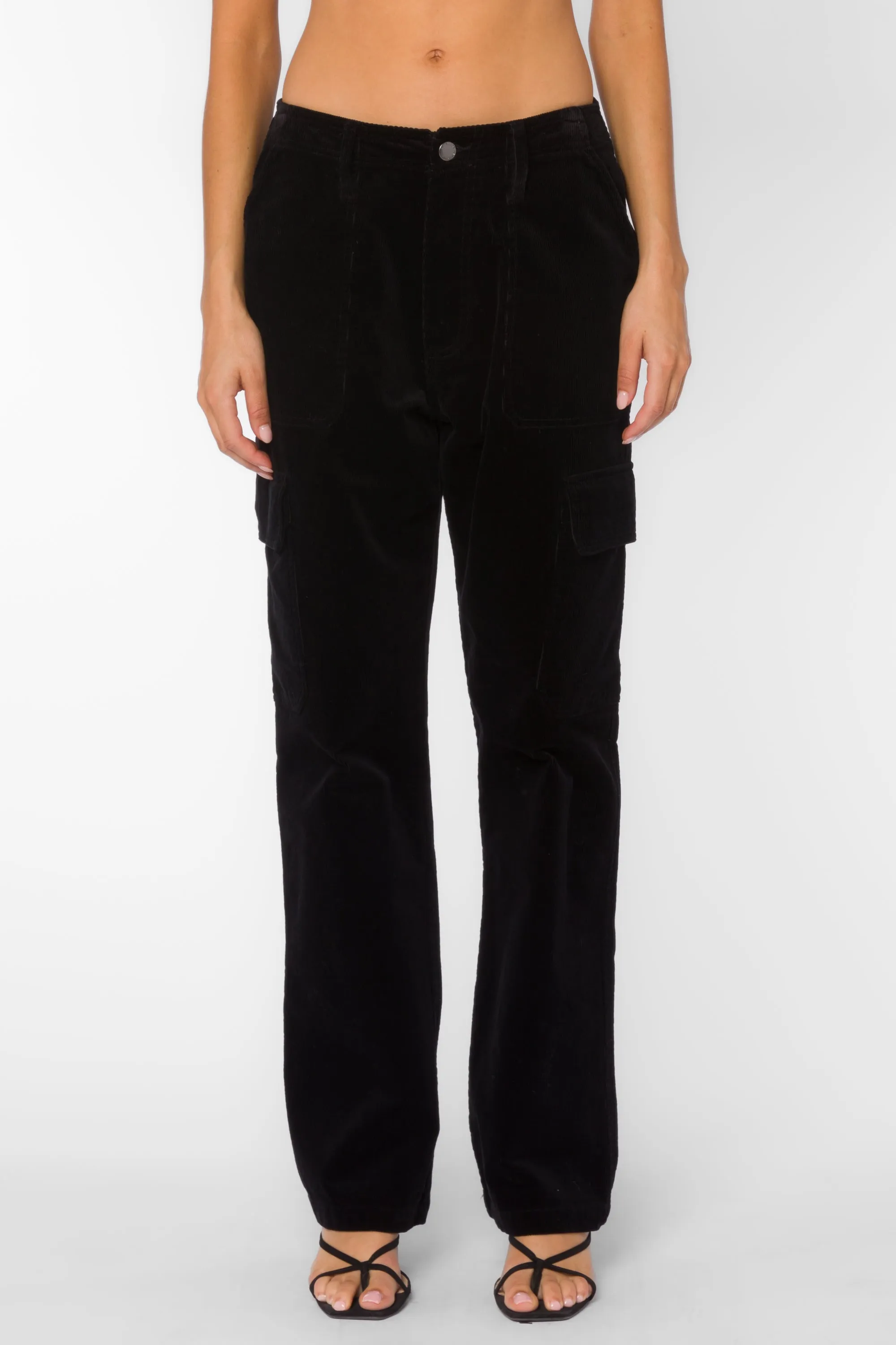 Bradley Black Corduroy Pants