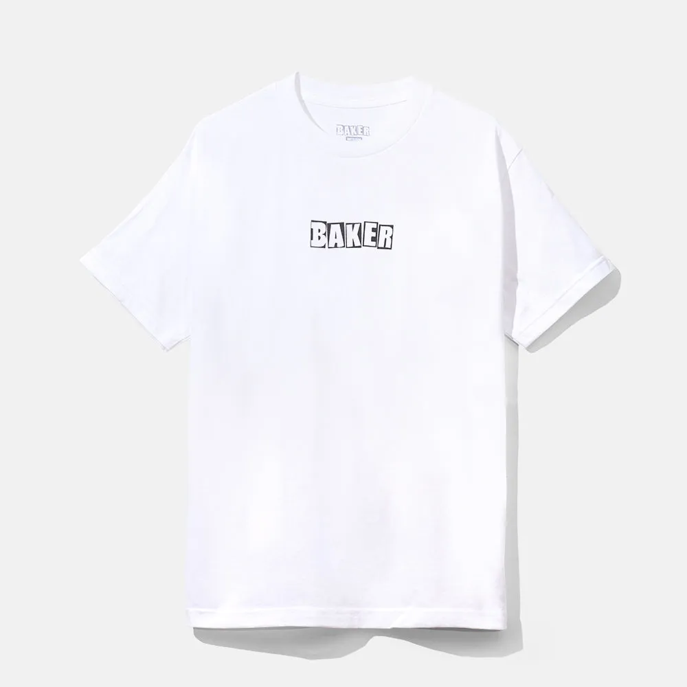 Brand Logo Tee White