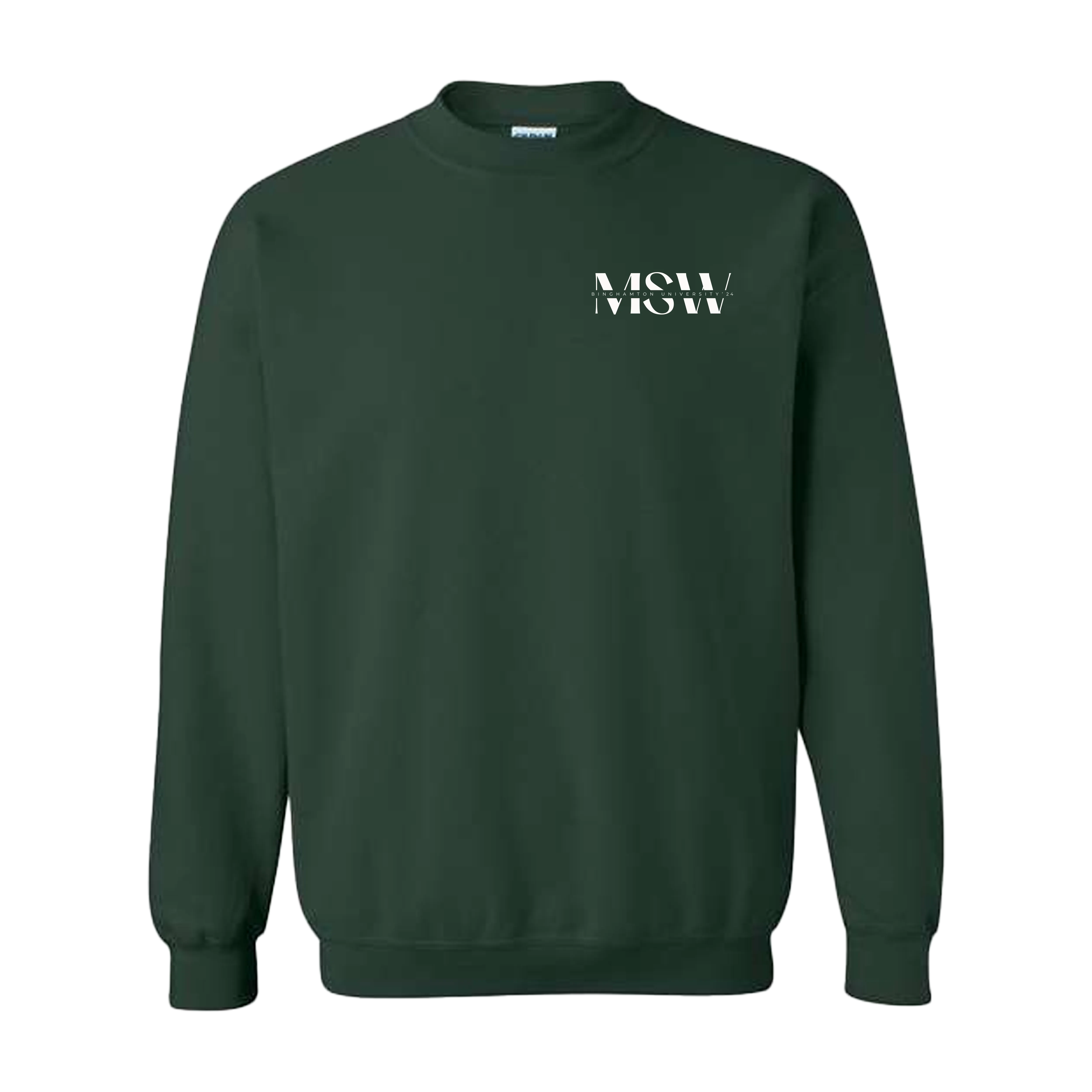 BU MSW Crewneck - Choose Your MSW Logo