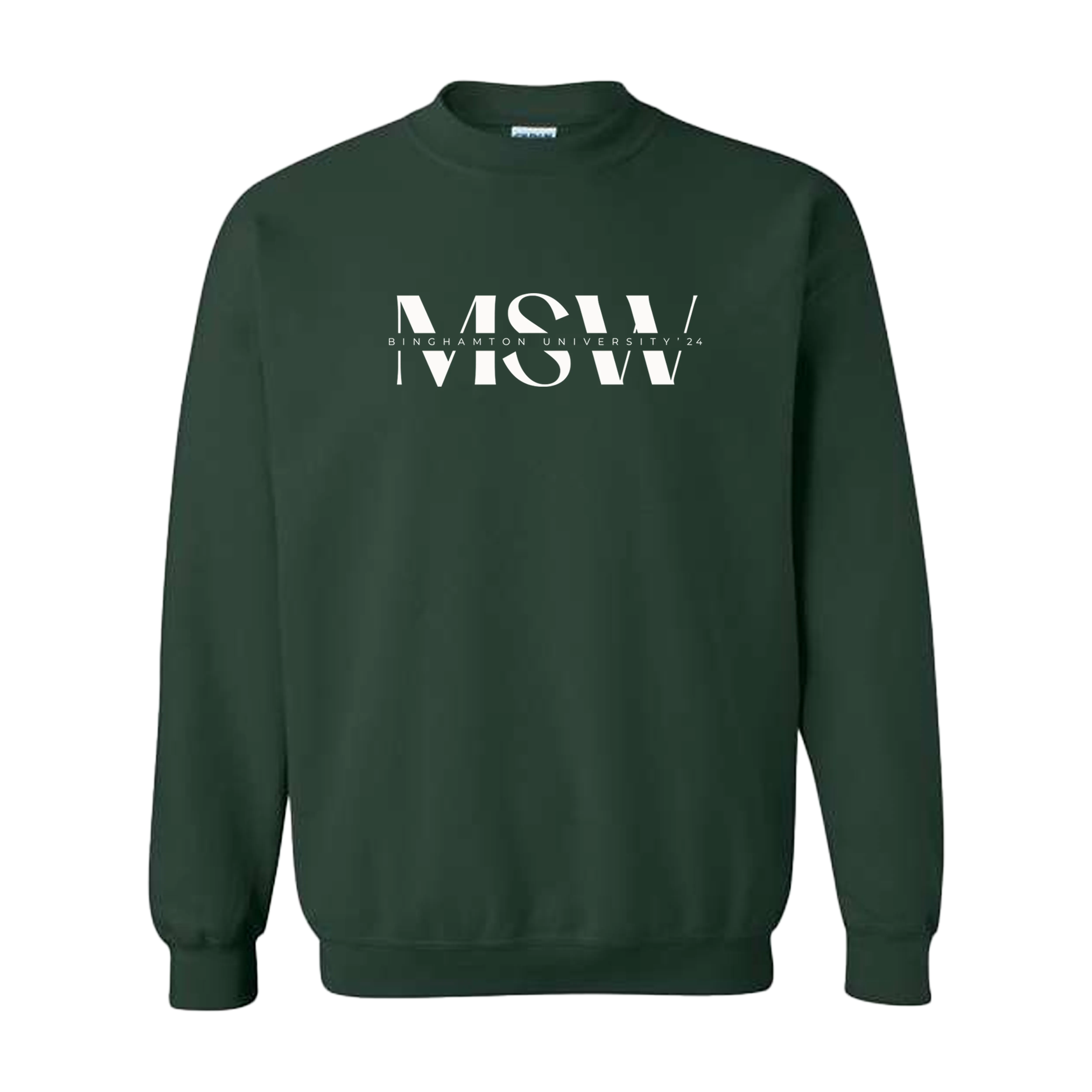 BU MSW Crewneck - Choose Your MSW Logo