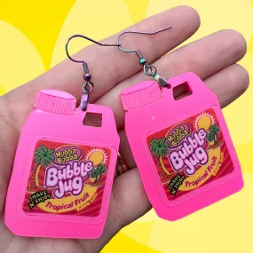 Bubble Jug Nostalgic Gum Dangle Earrings