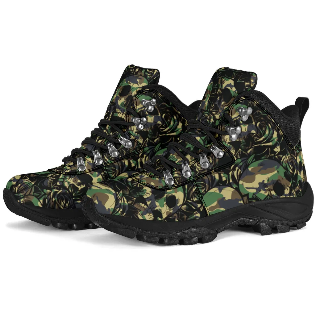 Camouflage Skull - Alpine Boots