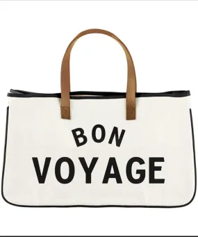 Canvas Tote Bag - Bon Voyage