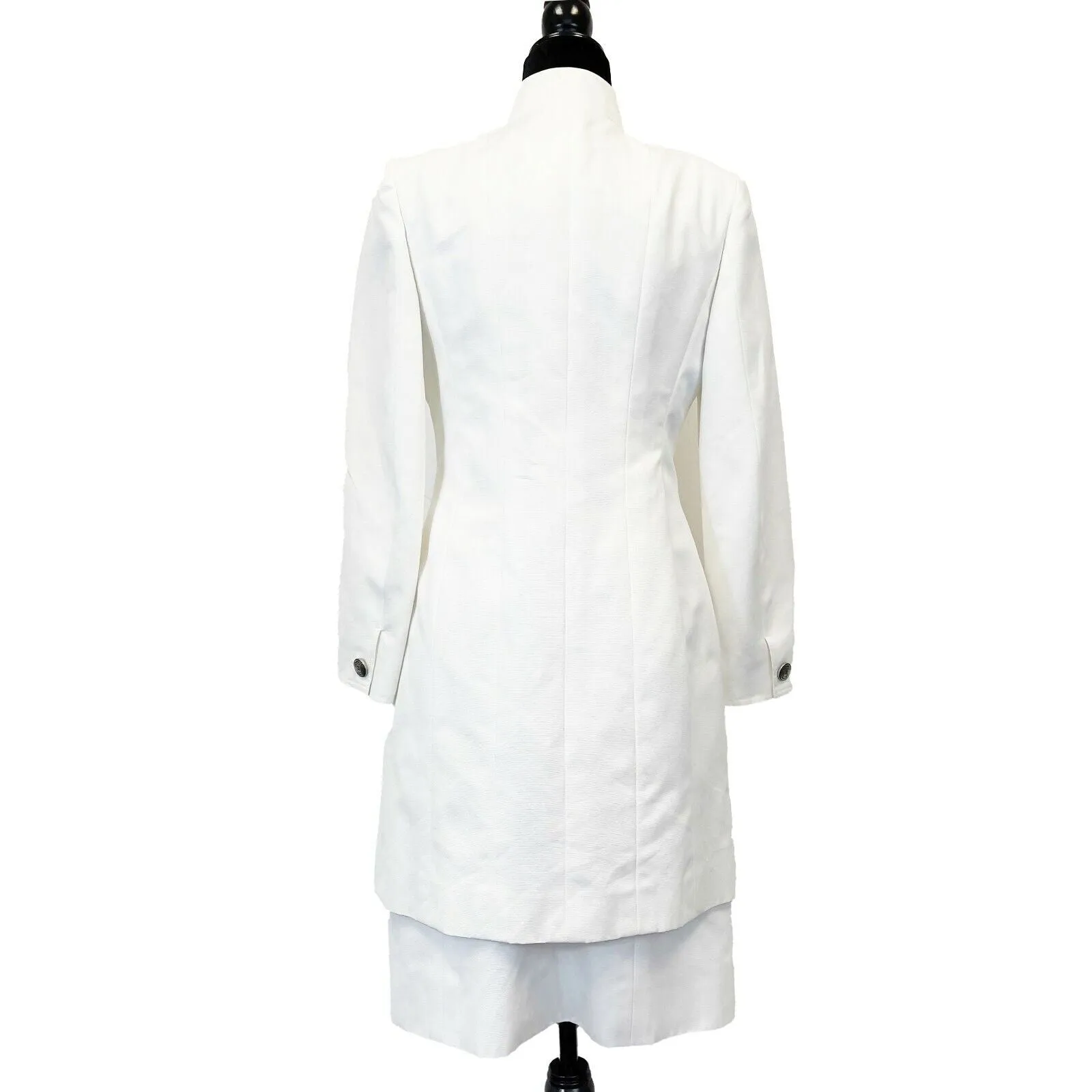 CHANEL - Vintage 90s 97C Cruise - Jacket & Skirt Suit Set - White - 40- US 8