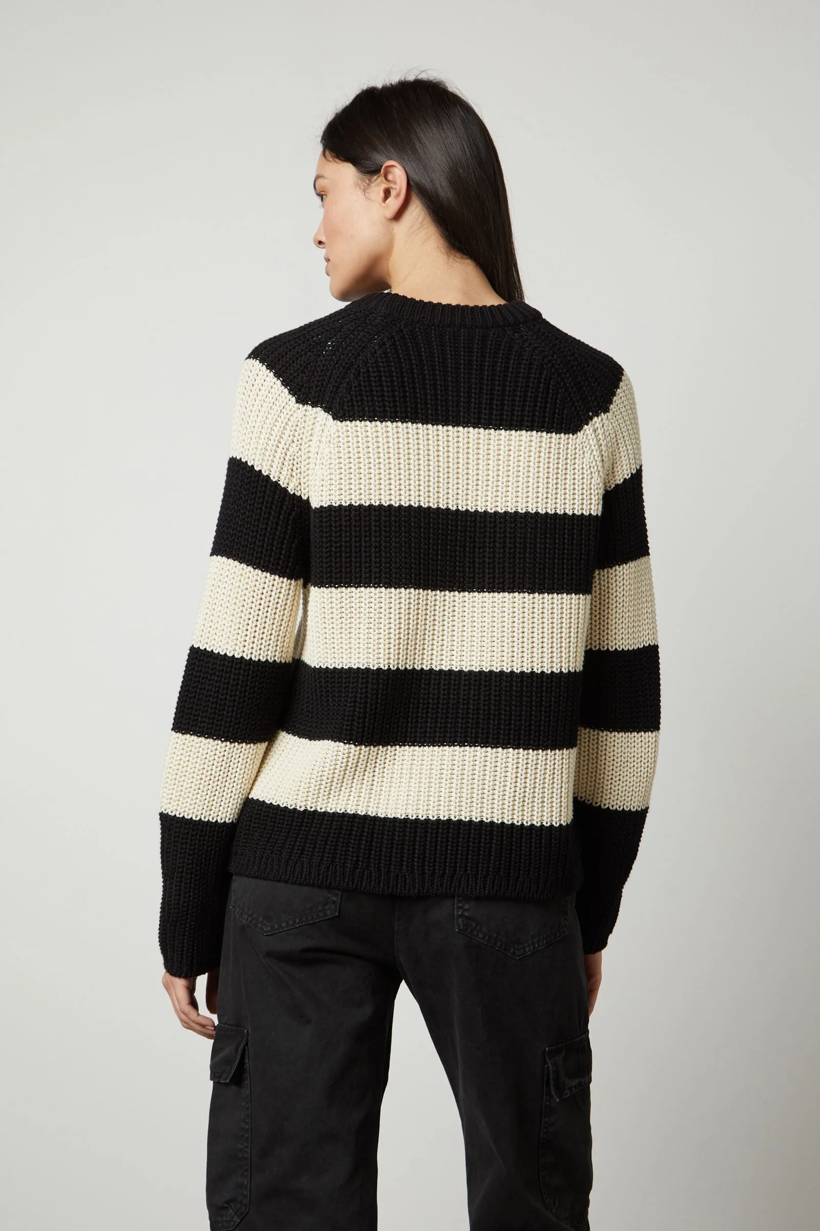 Ciara Stripe Cotton Jumper