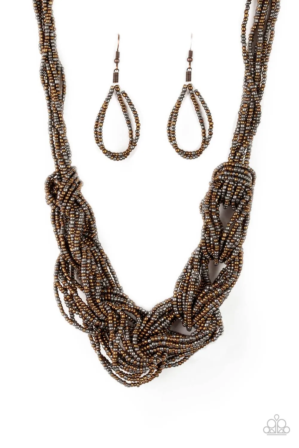 City Catwalk - Copper Paparazzi Necklace