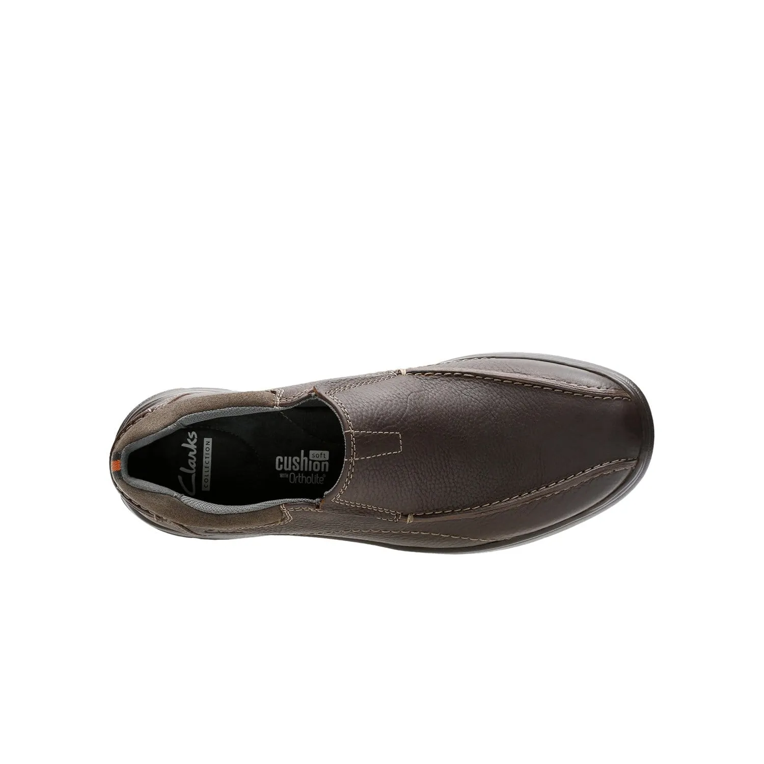 Clarks Cotrell Step Brown Oily - Wide Width