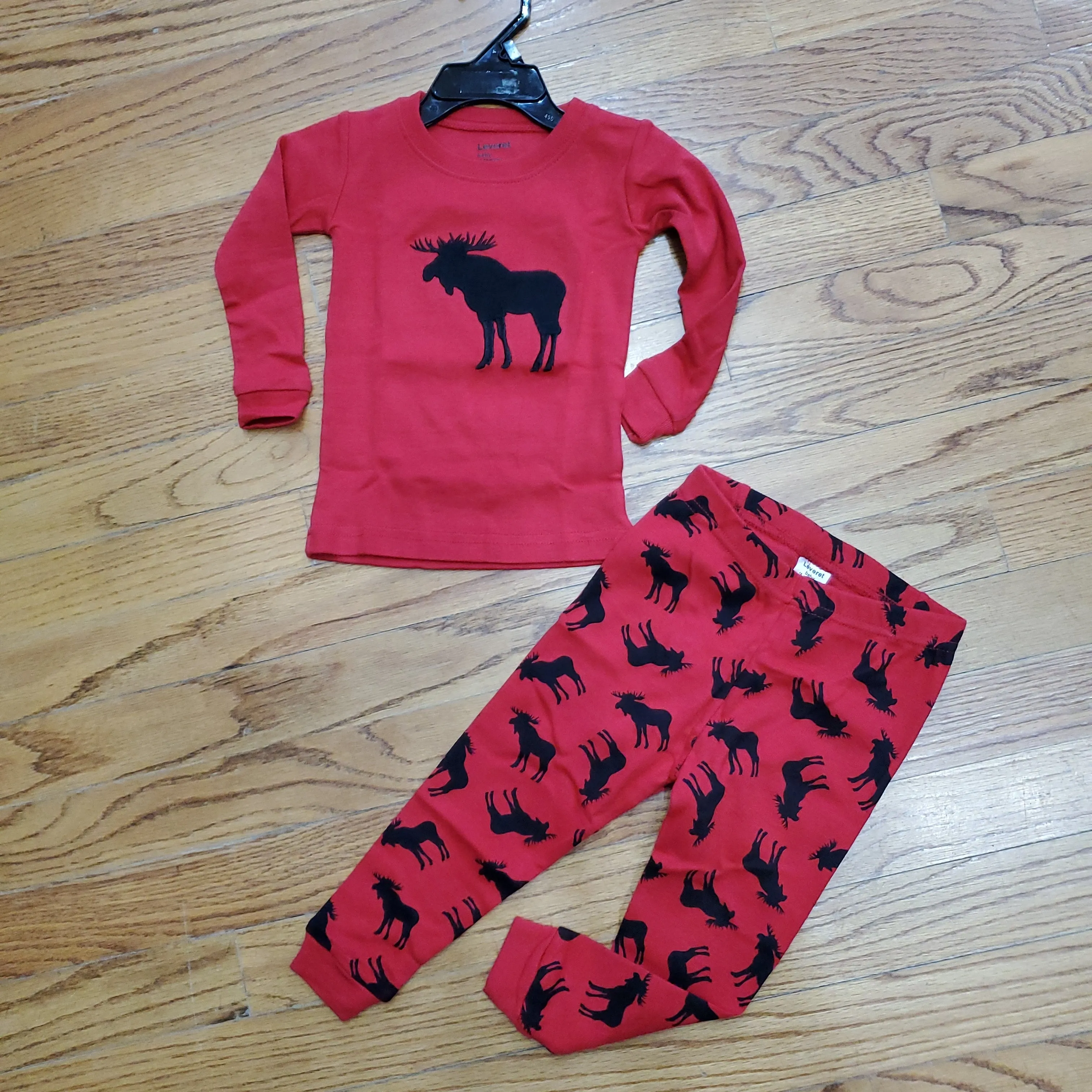 CLEARANCE Leveret Red Moose Pj Set