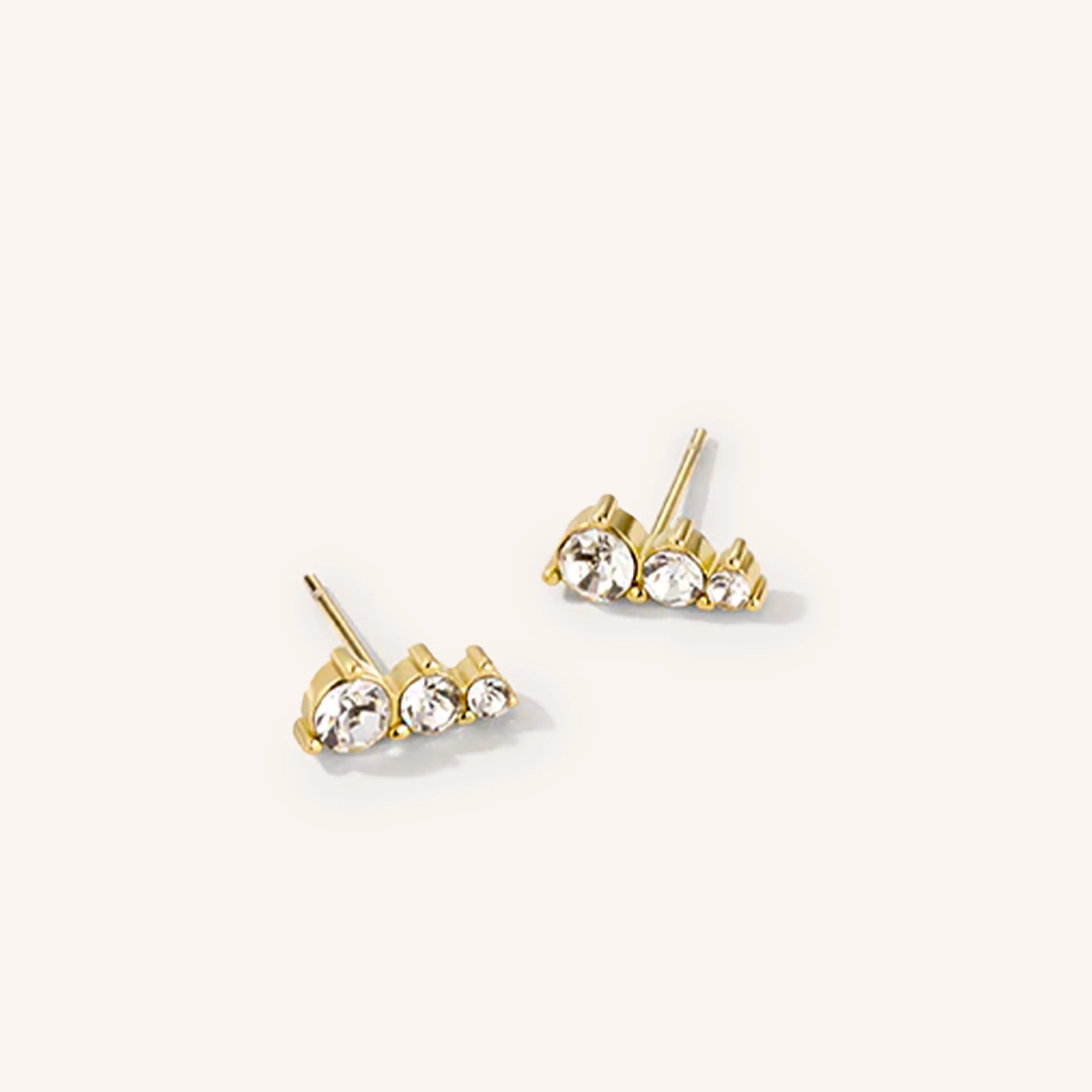 Concetta Crystal Trio Studs