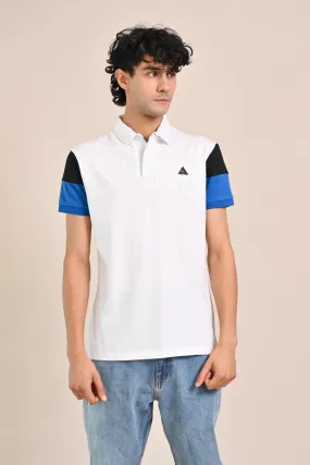 CONTRAST SLEEVE POLO