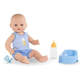 Corolle Drink-and-Wet Bath Baby 14 Doll - Paul