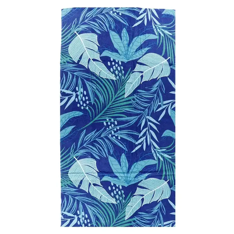 Cotton Beach Towel - Foliage