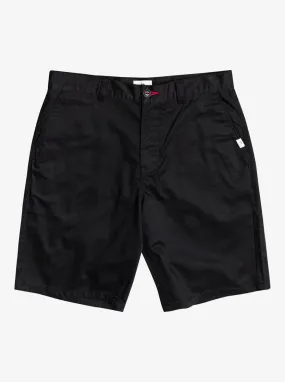 Crest Chino 21" Shorts - Black