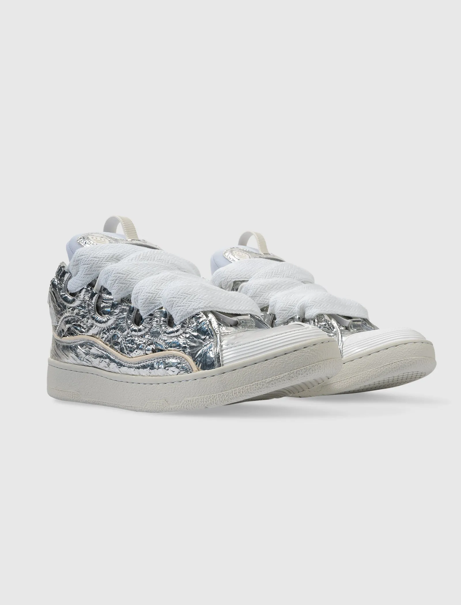 CURB SNEAKERS SILVER