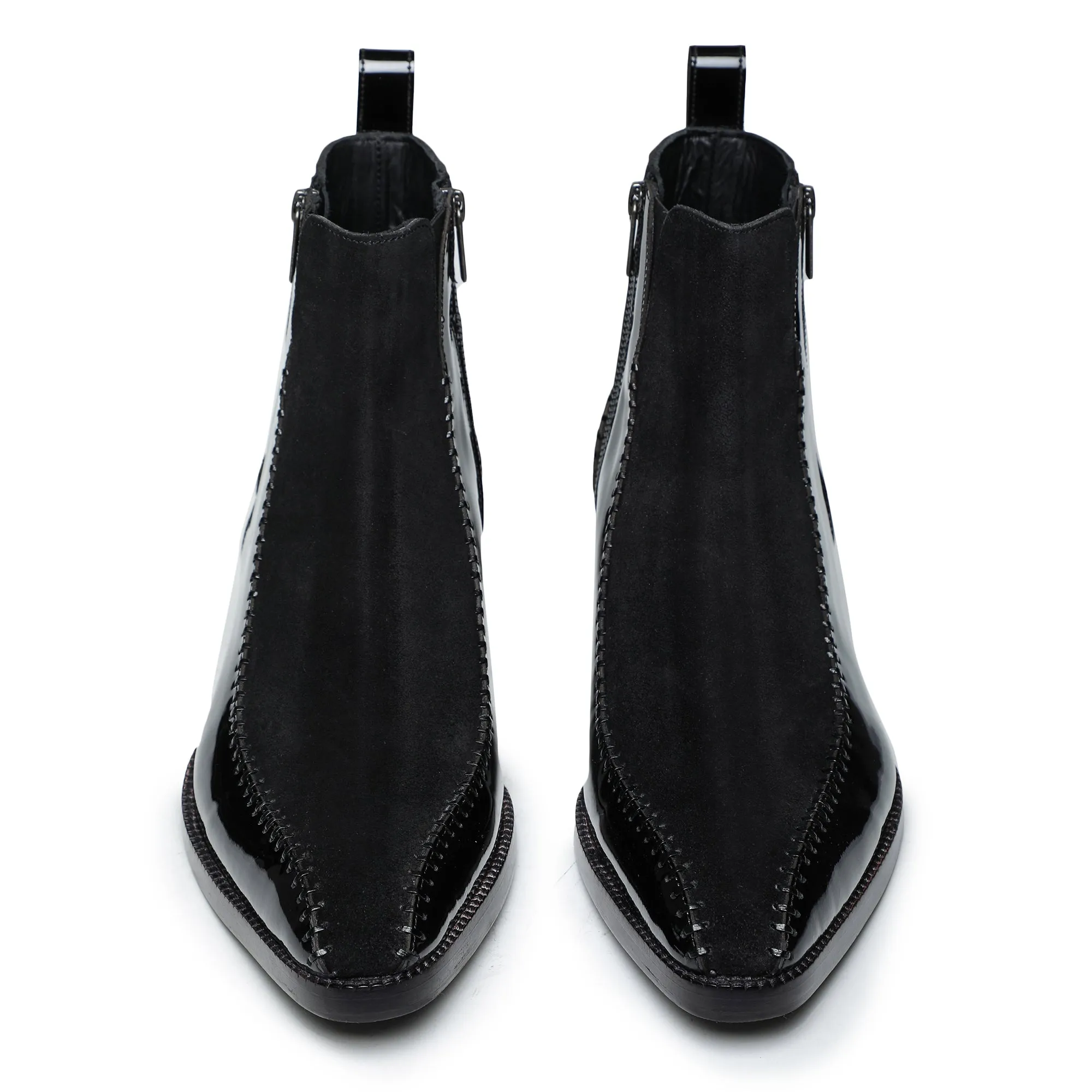 Driver Zipper Boots - Black