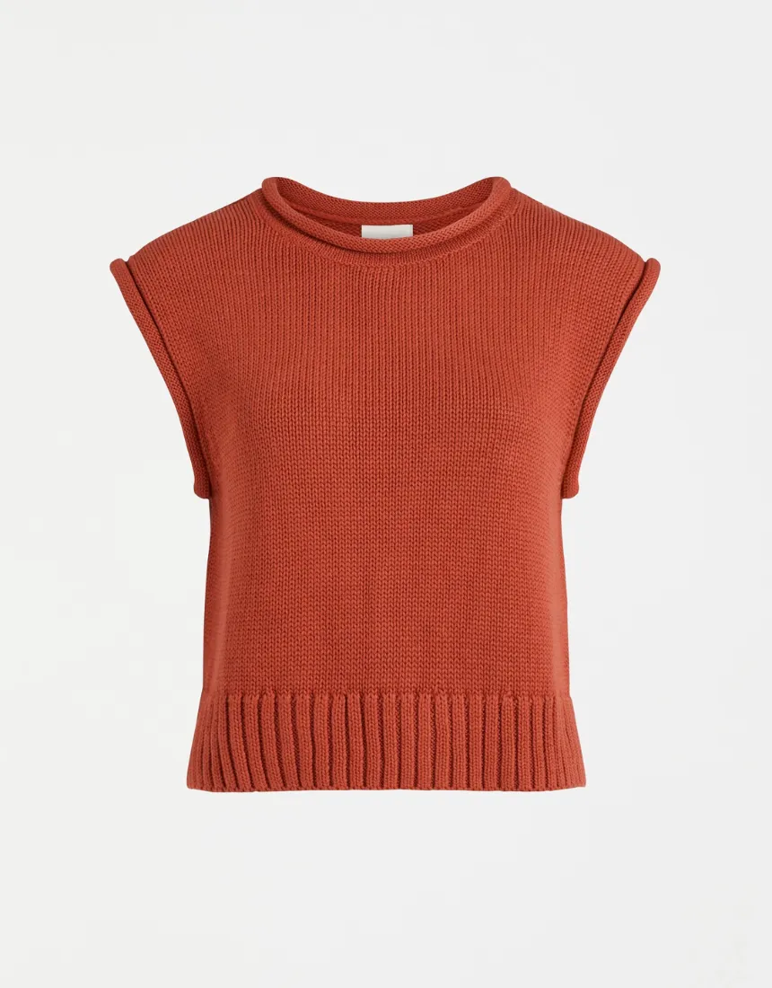 Elk - Lunel Knit Vest Sangria