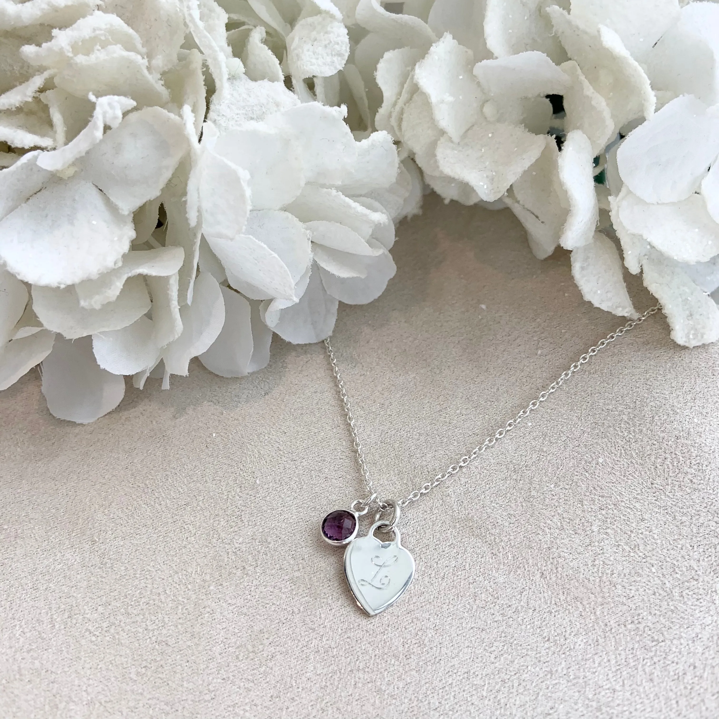 Engravable Heart - Sterling Silver Necklace